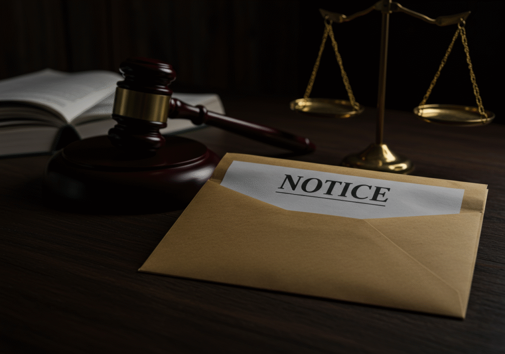 What to Do When You’re Served a Legal Notice